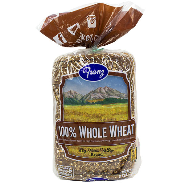FRANZ WHOLE WHEAT BREAD 100%
