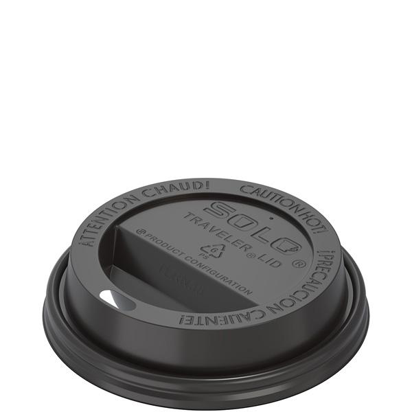 DART HOT CUP LID BLACK TL38B2 FOR 8 OZ CUPS