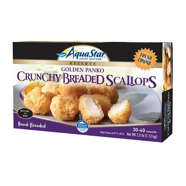 AQUA STAR PANKO BREADED SCALLOPS 30-40