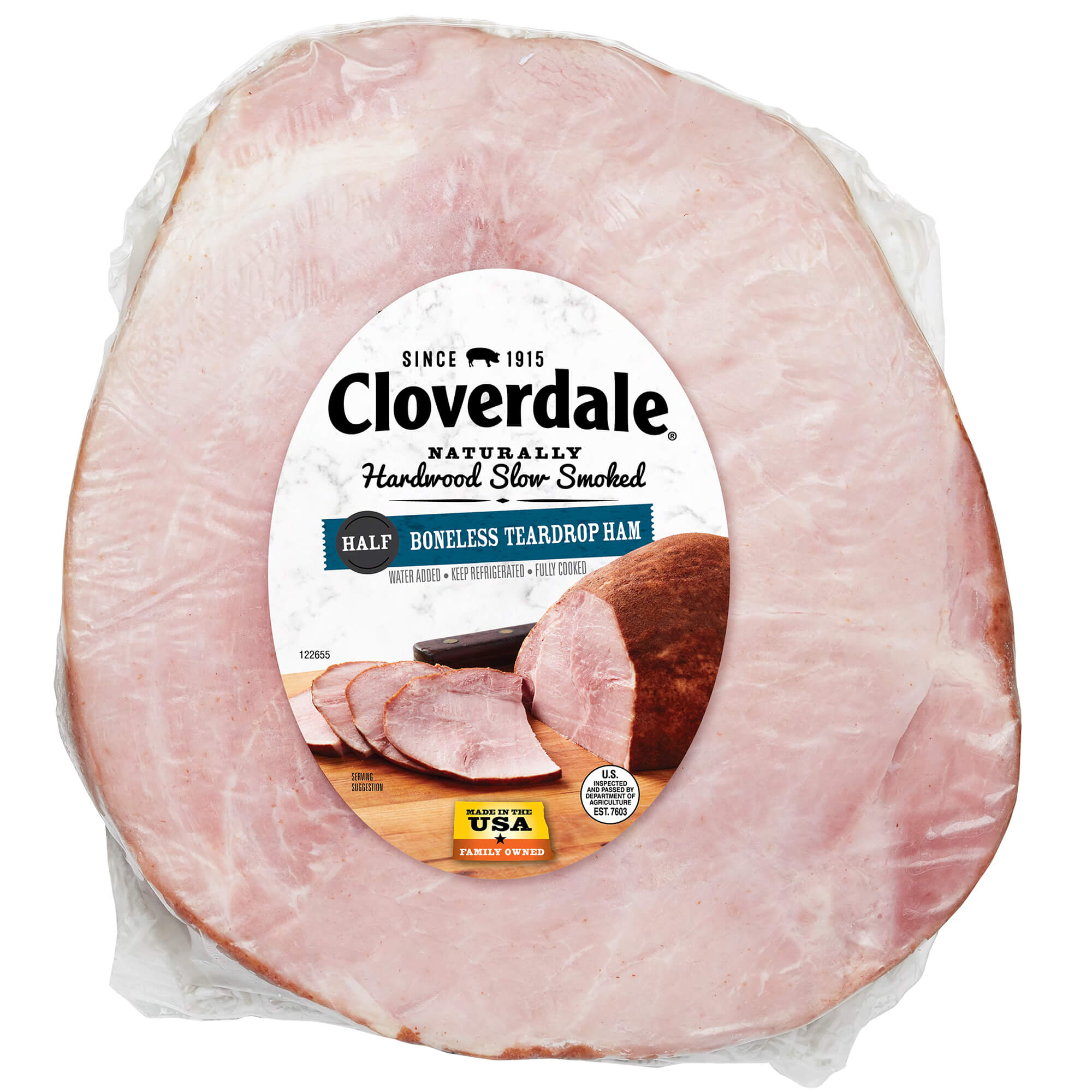 CLOVERDALE MEATS TEARDROP HALF HAM