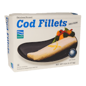 ICELANDIC COD FILLET 1-2 OZ SKINLESS CELLO WRAPPED