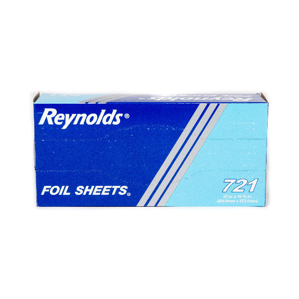 REYNOLDS ALUMINUM FOIL SHEETS #721 12 X 10.75 INCH