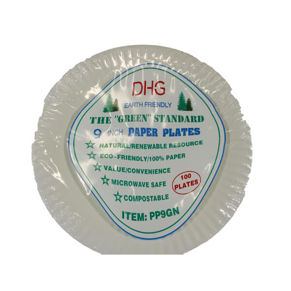 DHG PROFESSIONAL PAPER PLATES 9 INCH
