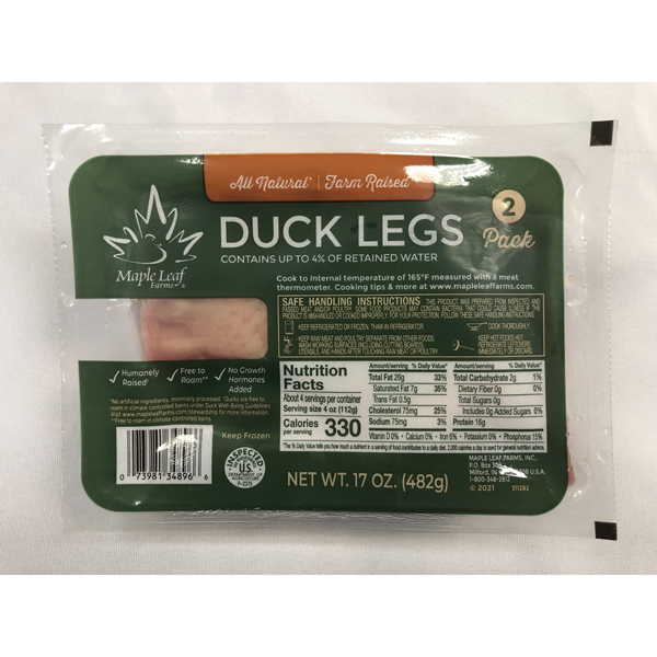 MAPLE LEAF FARMS DUCK LEGS