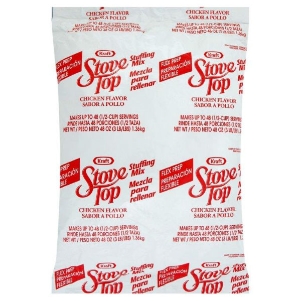 STOVE TOP CHICKEN FLAVORED STUFFING
