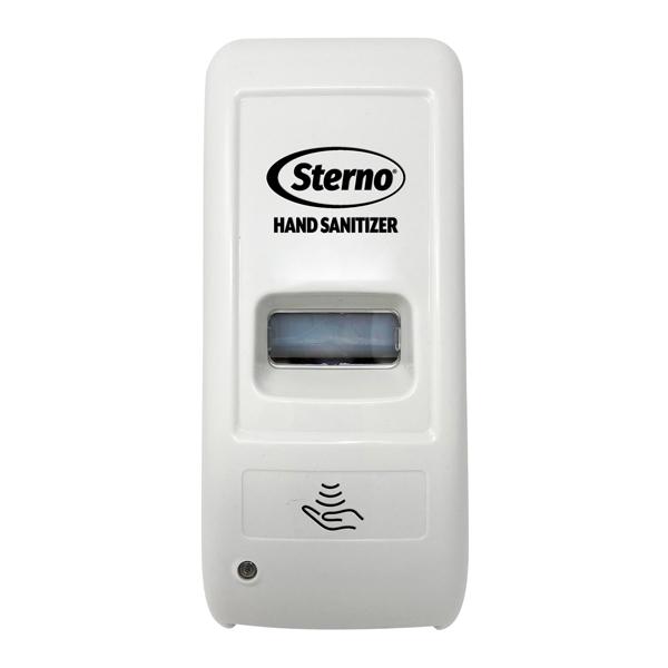 STERNO HAND SANITIZER AUTOMATIC DISPENSER WHITE