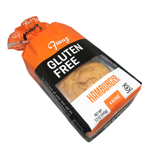 FRANZ HAMBURGER BUNS GLUTEN FREE