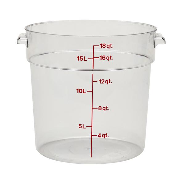 CAMBRO CLEAR 18 QUART ROUND CONTAINER