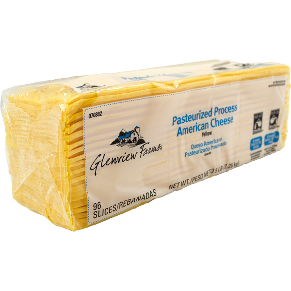 GLENVIEW FARMS AMERICAN PROCESSED CHEESE 96 SLICES
