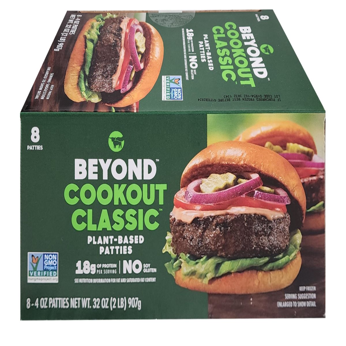 BEYOND MEAT PLANT BASED BURGER PATTIES