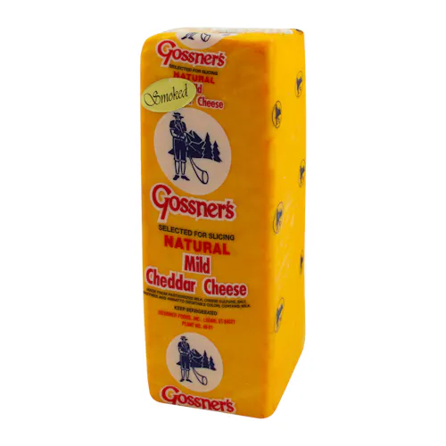 GOSSNER FOODS CHEESE LOAF SMOKED MILD CHEDDAR