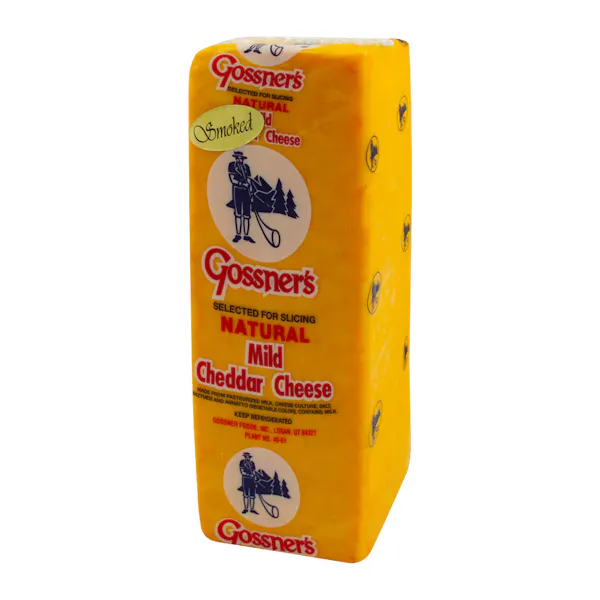 GOSSNER FOODS CHEESE LOAF SMOKED MILD CHEDDAR