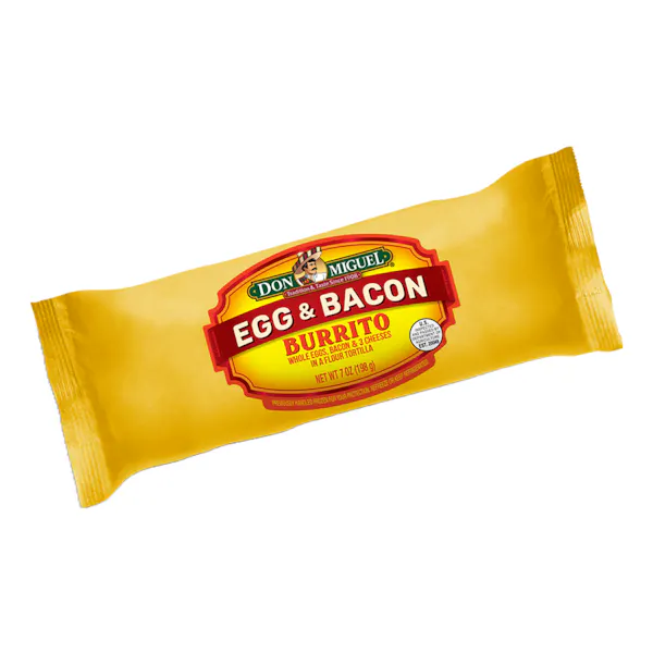 DON MIGUEL MEXICAN FOODS BREAKFAST BURRITO BACON & EGG