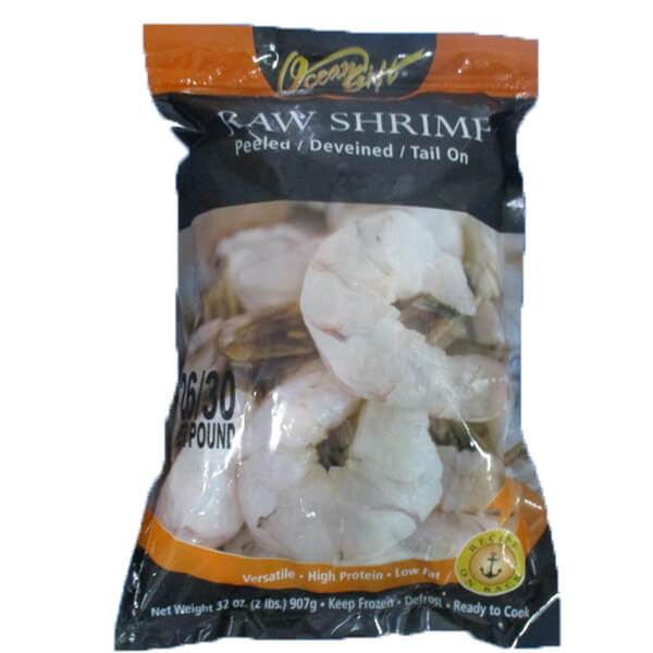 OCEAN GIFT SHRIMP RAW SHELL ON EZ-PEEL 26-30