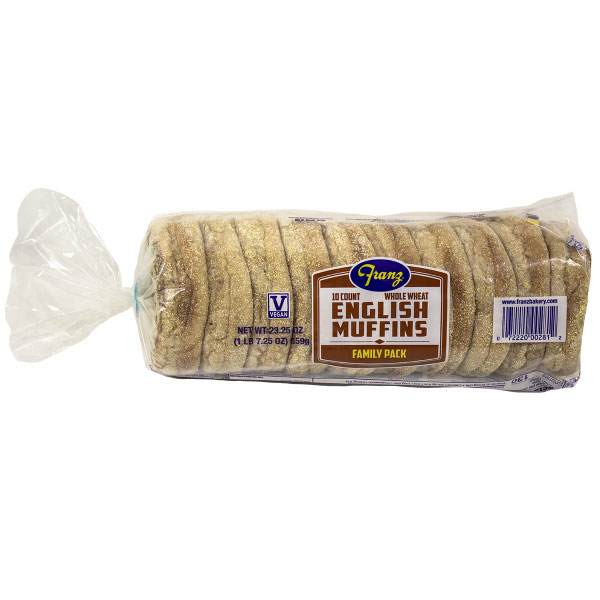 FRANZ WHOLE WHEAT ENGLISH MUFFIN