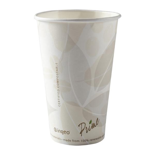 PRIMEWARE HOT CUPS COMPOSTABLE 16 OZ