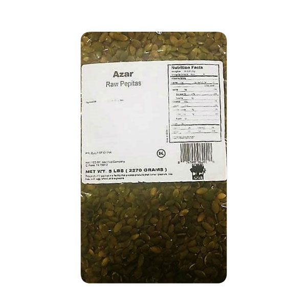 AZAR RAW PUMPKIN SEEDS (PEPITAS)