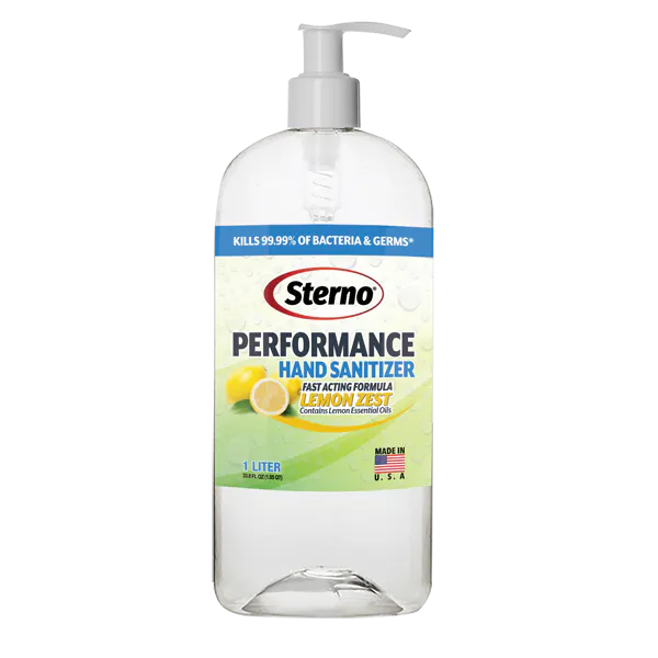 STERNO PERFORMANCE HAND SANITIZER LEMON ZEST