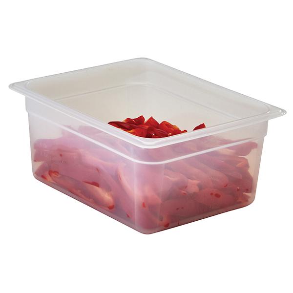 CAMBRO TRANSLUCENT HALF SIZE FOOD PAN 6 INCH DEEP