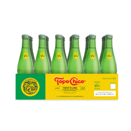 TOPO CHICO TWIST OF LIME MINERAL WATER
