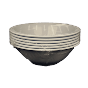 MELAMINE BOWL WHITE 24 OZ