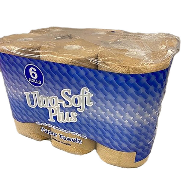 ULTRA-SOFT PLUS ULTRA SOFT NATURAL PAPER TOWELS 6 COUNT