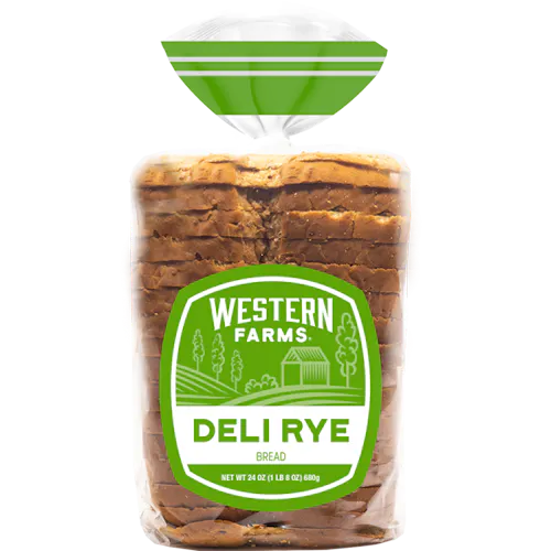 OVEN FRESH WESTERN FARMS RYE DELI BREAD