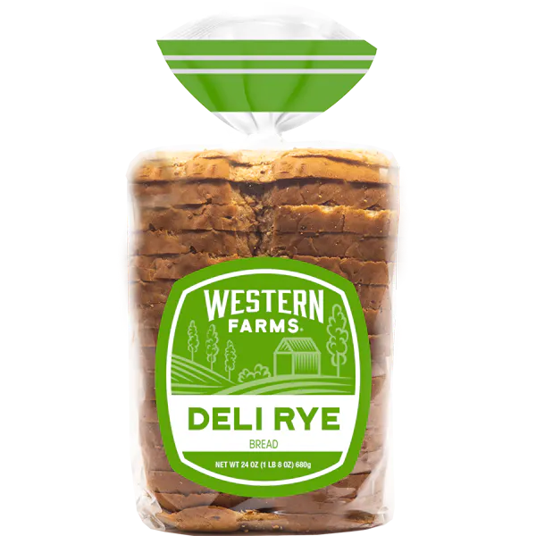 OVEN FRESH WESTERN FARMS RYE DELI BREAD