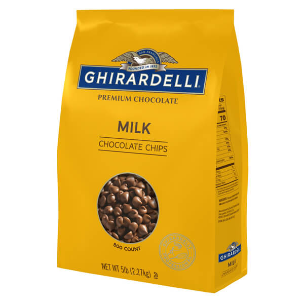 GHIRARDELLI MILK CHOCOLATE CHIPS