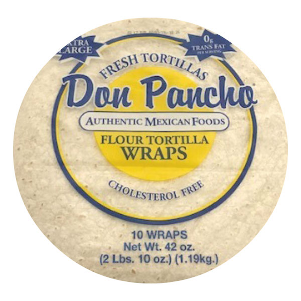 DON PANCHO FLOUR GRANDE TORTILLA 12.5 INCHES