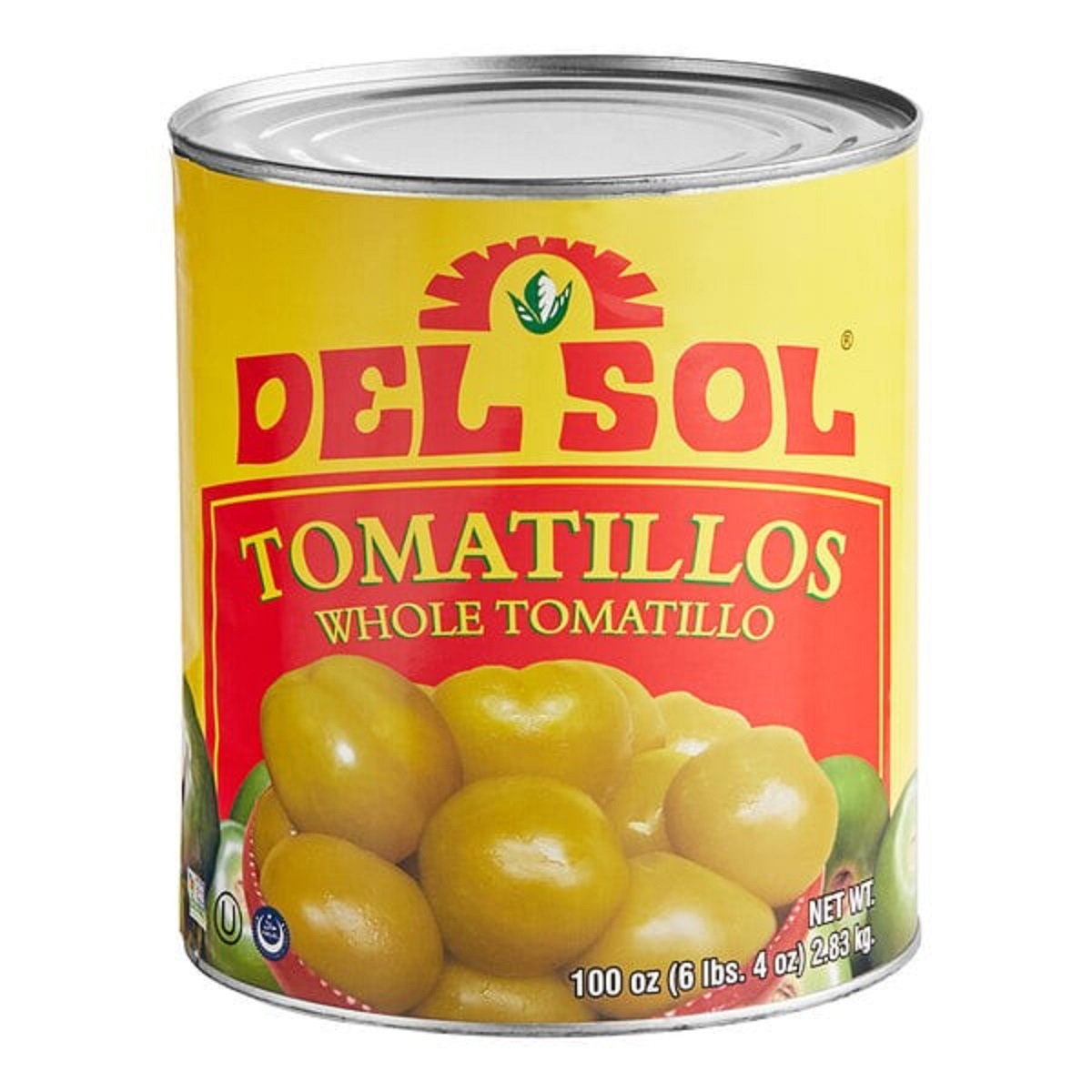 DEL SOL WHOLE GREEN CANNED TOMATILLO IN JUICE