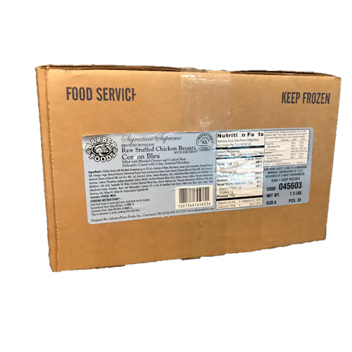 BARBER FOODS CHICKEN CORDON BLEU