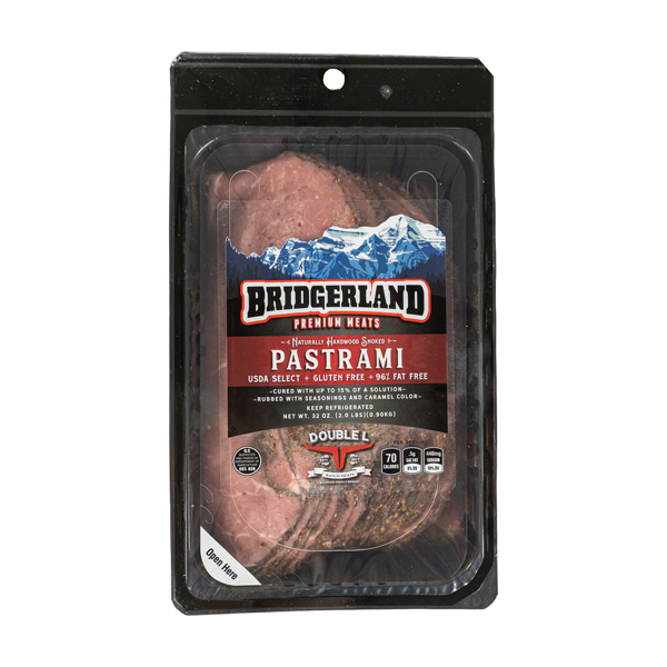 LOWER FOODS BRIDGERLAND SLICED HARDWOOD SMOKED PASTRAMI