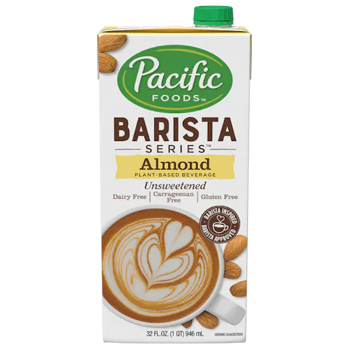 PACIFIC FOODS OF OREGON BARISTA SERIES UNSWEETENED ALMOND