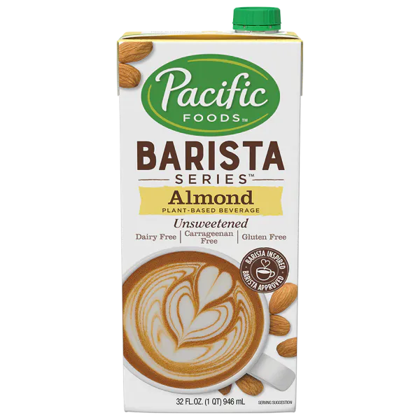 PACIFIC FOODS OF OREGON BARISTA SERIES UNSWEETENED ALMOND