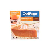 CHEF PIERRE TRADITIONAL PUMPKIN PIE PRE-BAKED 10 INCHES UNSLICED