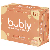 BUBLY PEACH SPARKLING WATER