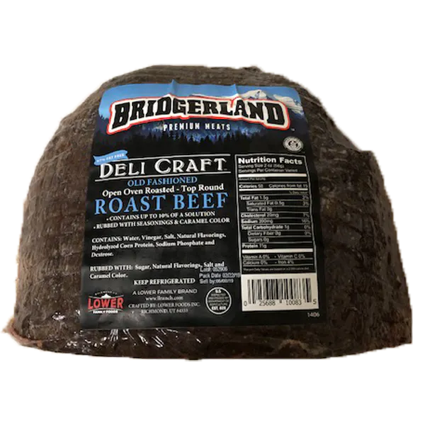 BRIDGERLAND ROAST BEEF TOP ROUND