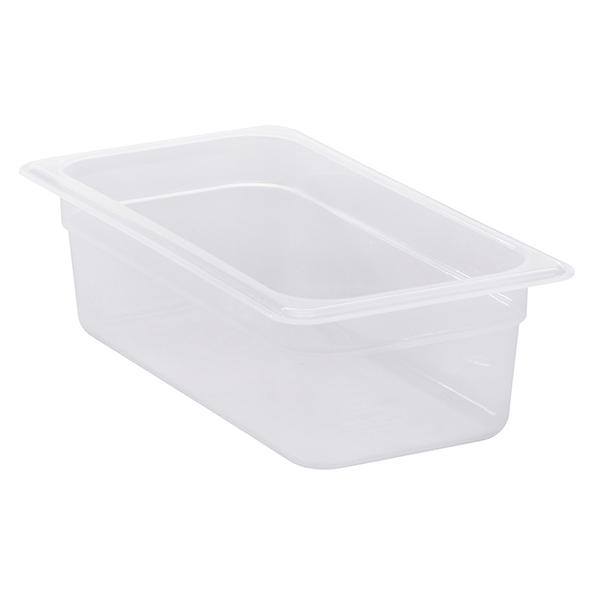 CAMBRO CAMBRO FOOD PAN THIRD SIZE TRANSLUCENT 4 INCHES DEEP