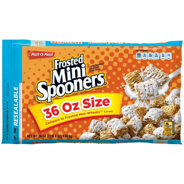 MALT-O-MEAL FROSTED MINI SPOONERS CEREAL