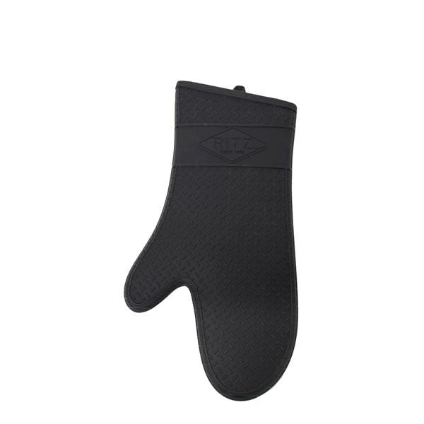 RITZ SILICONE OVEN MITT 17 INCH BLACK