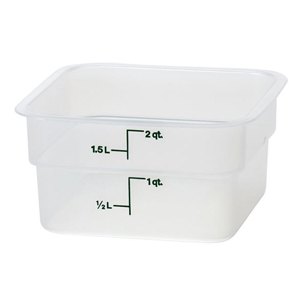 CAMBRO CONTAINER SQUARE CLEAR 2 QUART