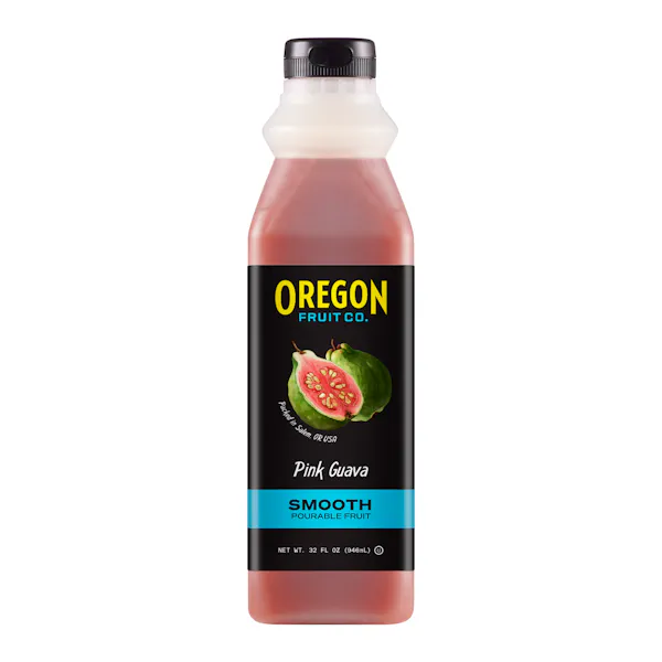 OREGON FRUIT CO. PINK GUAVA SMOOTH POURABLE FRUIT FROZEN