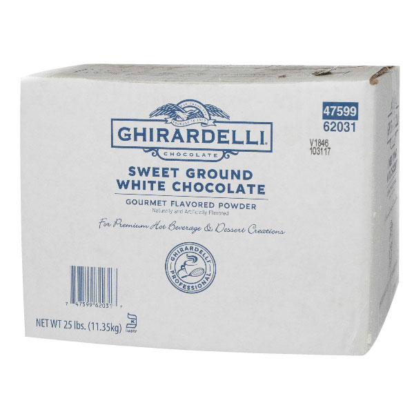 GHIRARDELLI CHOCOLATE SWEET GROUND WHITE CHOCOLATE POWDER