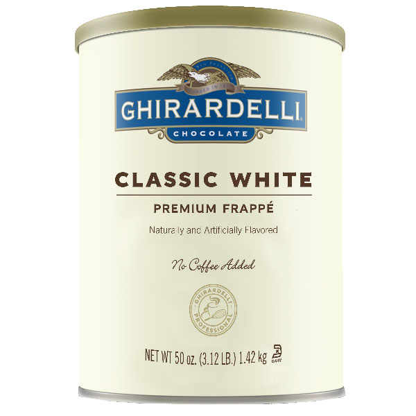 GHIRARDELLI CHOCOLATE FRAPPE WHITE CHOCOLATE