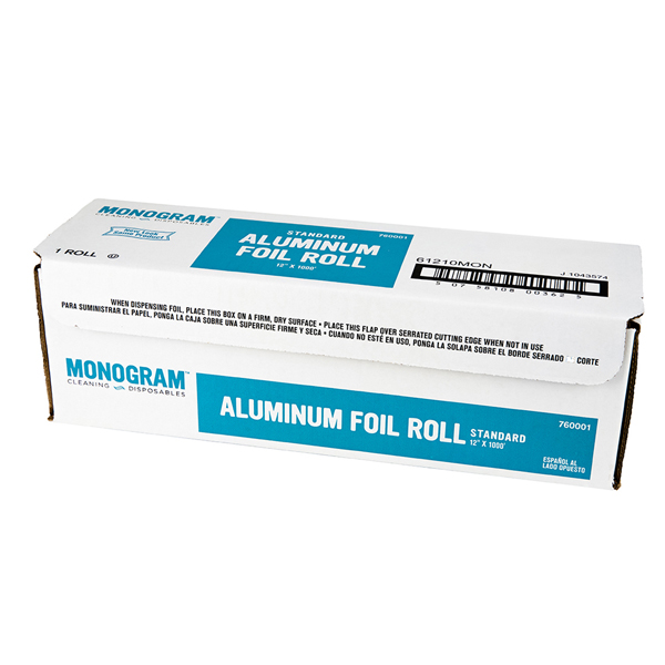 MONOGRAM STANDARD ALUMINUM FOIL 12 INCH X 1000 FEET