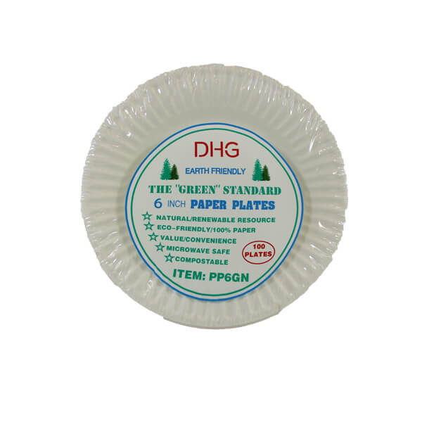DHG PROFESSIONAL 6 INCH PAPER PLATES