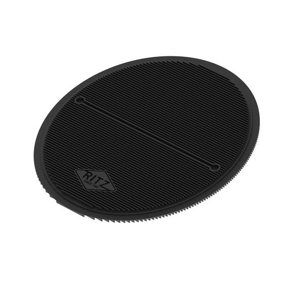 RITZ SILICONE POT HOLDER/TRIVET 8X9 BLACK