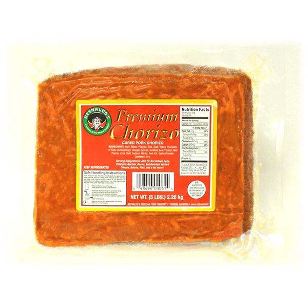 REYNALDO'S MEXICAN FOOD PREMIUM CHORIZO