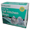 DYNAMIC CLEAR TWIST TIE TRASH BAGS 16 GAL